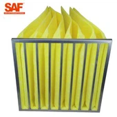 كيس من الألياف الزجاجية فلتر الهواء للحالة